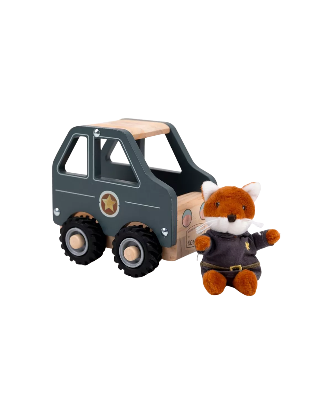 Pre-order | Houten politieauto | Mini friends