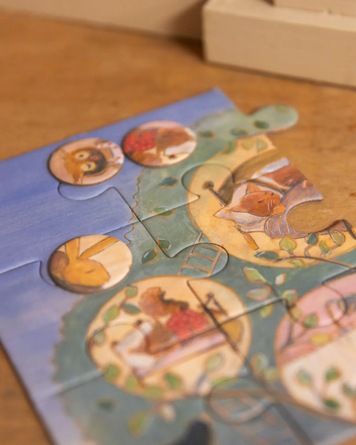 Pre-order | Puzzel | Eekhoorntjes boom
