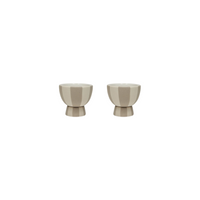 Eierdopje Toppu | Set van 2 | Clay