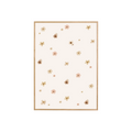Vrolijke poster met allemaal bloemetjes in beige en bruin tinten. Geweldige wanddecoratie voor een kinderkamer of woonkamer. Verkrijgbaar in A3 of A4 formaat, zonder lijst.