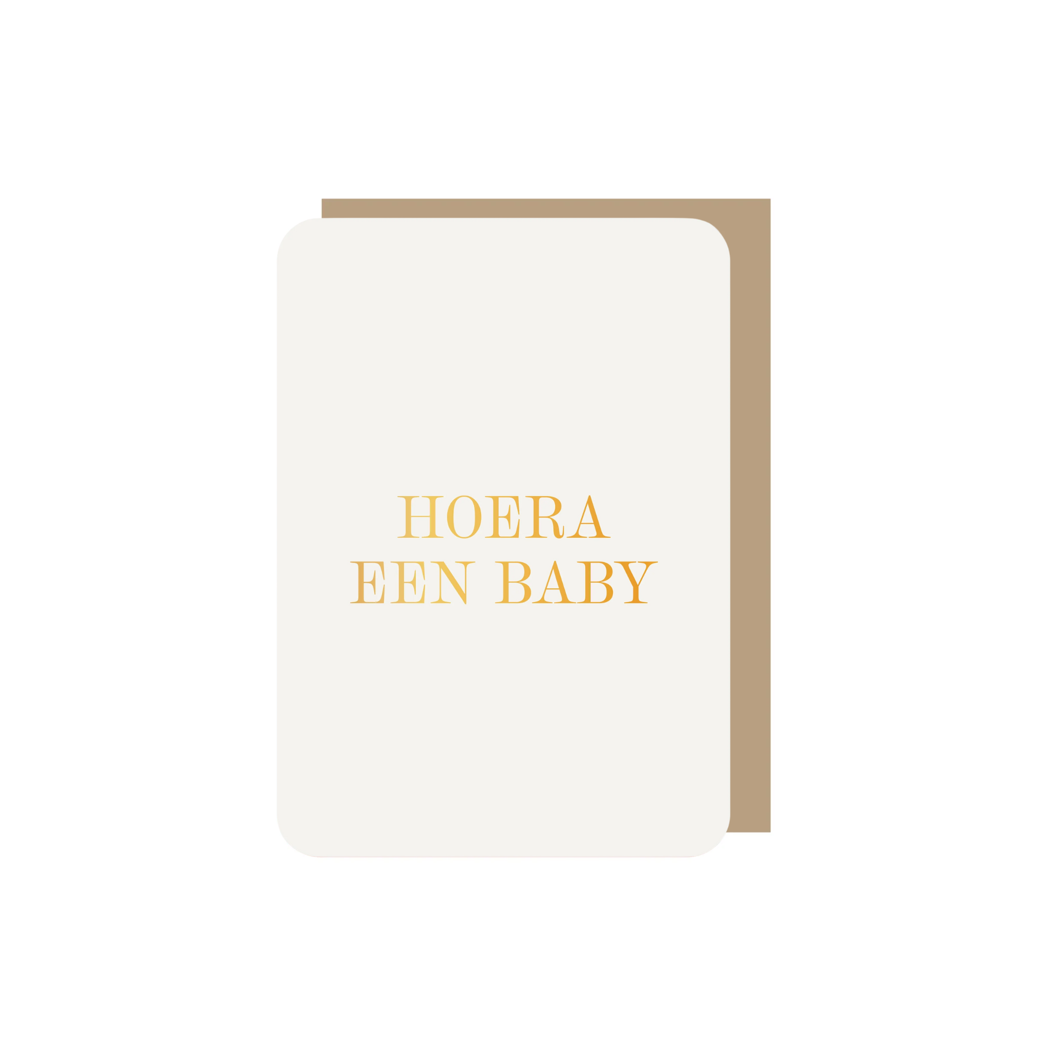 Enkele kaart | Hoera een baby