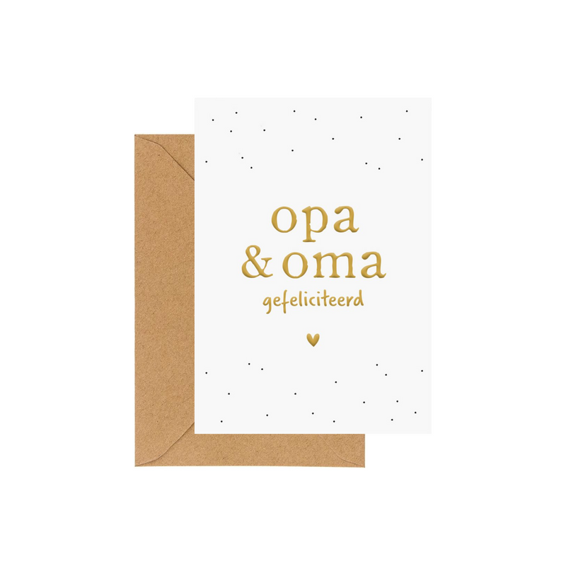 Enkele kaart | Opa & oma