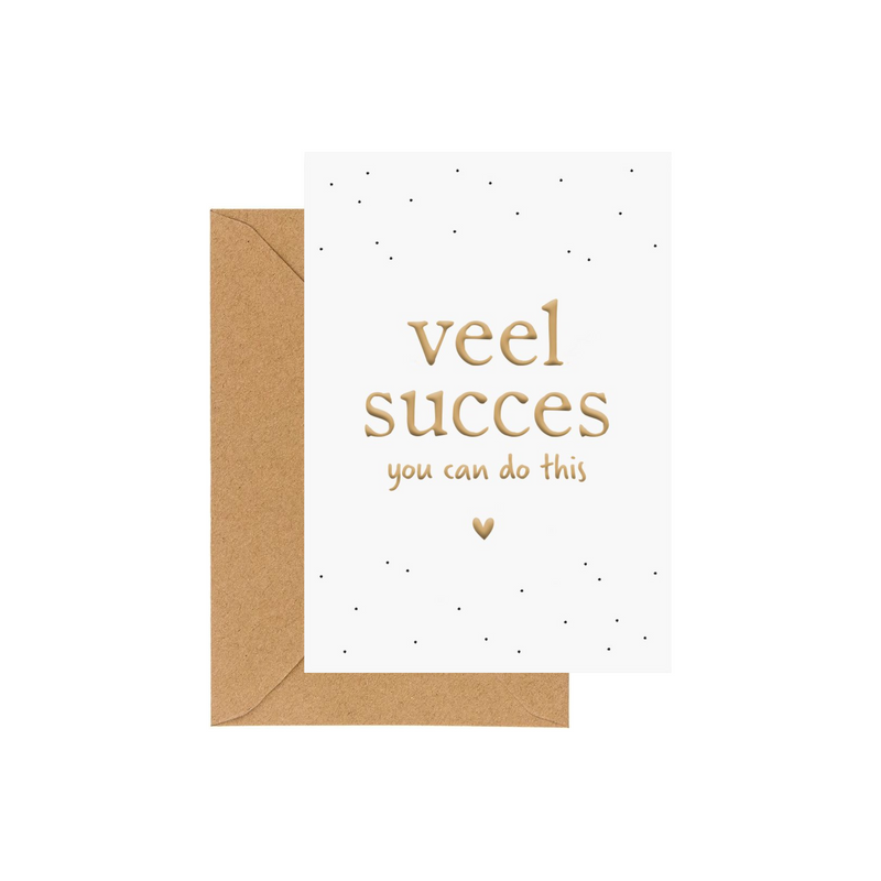 Enkele kaart | Veel succes