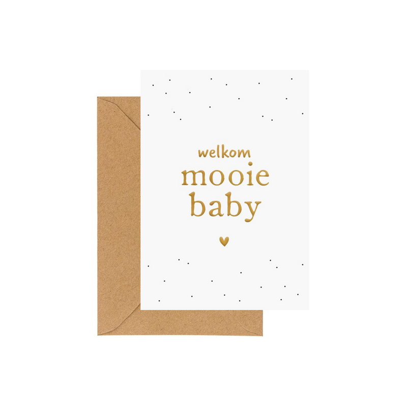 Enkele kaart | Welkom mooie baby
