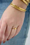 Ring | Little heart | Goud