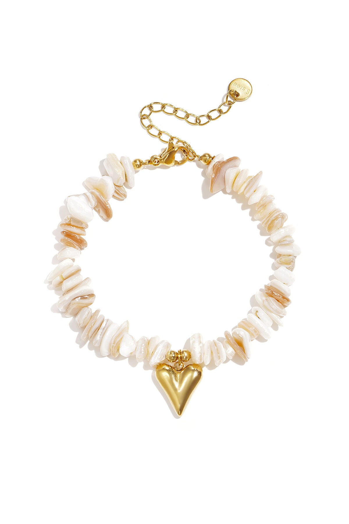 Stone Beaded Bracelets Heart Vacation Daily Romantic Series Women's jewelry