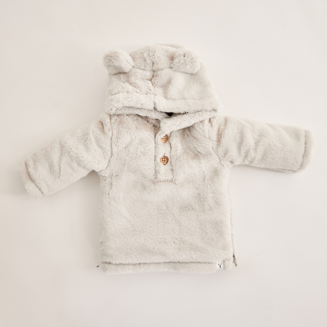 Fluffy jasje | Novy | Off-white