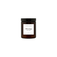 Geurkaars in glazen pot | Dark amber