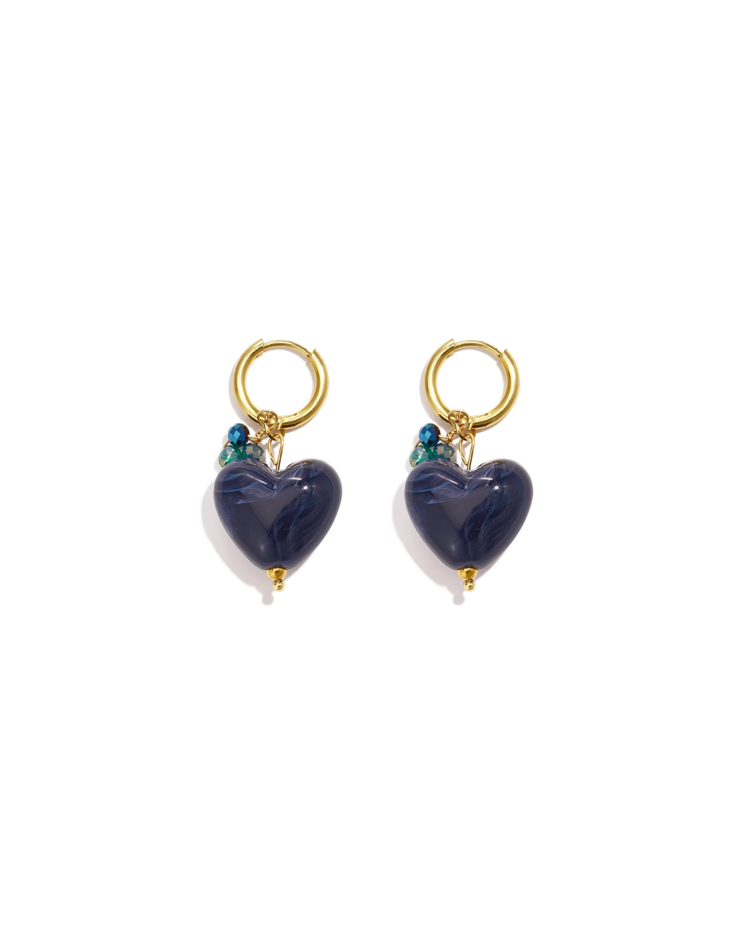 Oorbellen | Heart charm | Diverse kleuren
