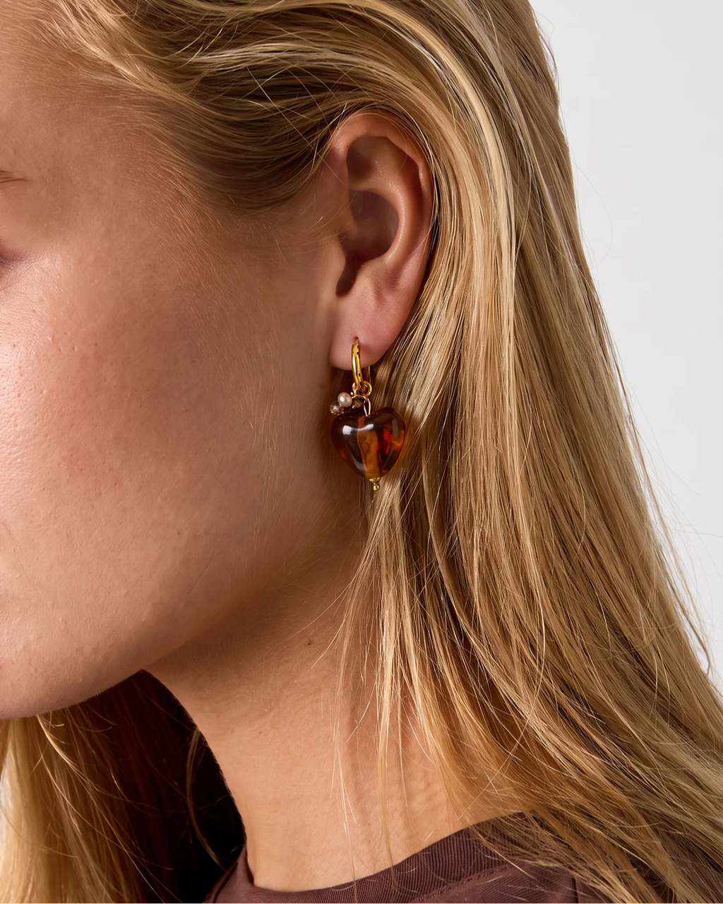 Oorbellen | Heart charm | Diverse kleuren
