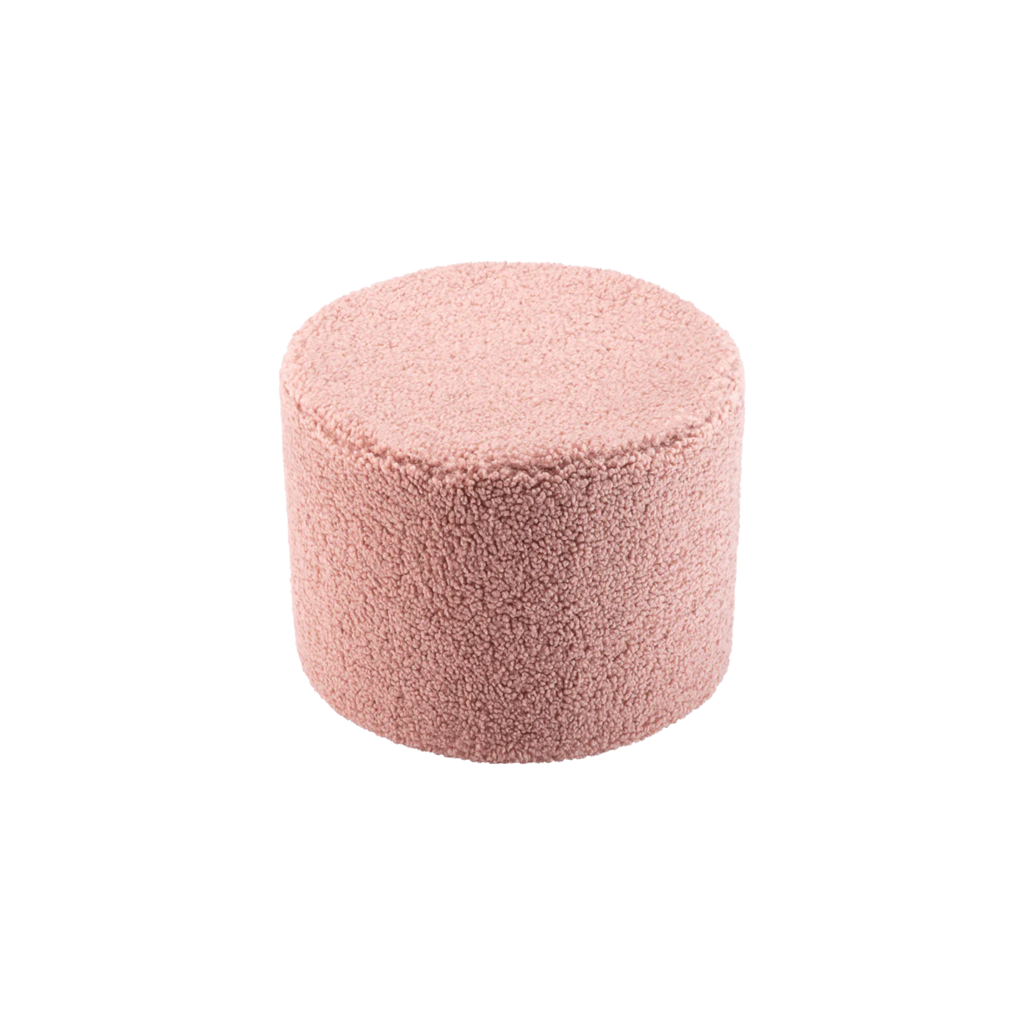 Hoe leuk is deze poef? Van heerlijk zachte roze teddy stof. Wasbaar, want door de rits kun je de stof er eenvoudig af halen.
