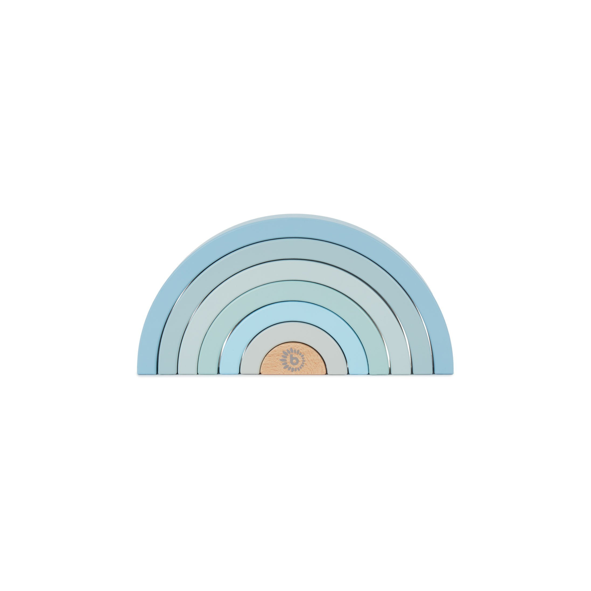 Houten regenboog | Blauw