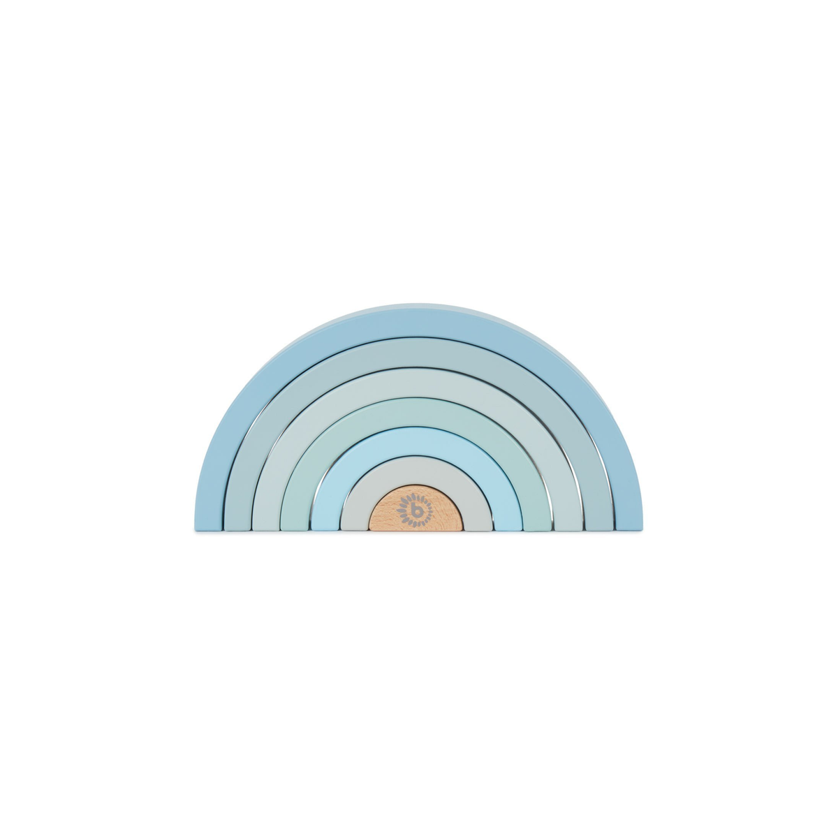 Houten regenboog | Blauw