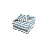 Hydrofieldoek | 30 x 30 cm | Fat stripe | Jeans blue | Set van 2