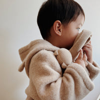 Merinowollen jasje Novy | Beige | Maat 62/68