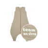 Jumper Team No Sleep | Diverse maten | Taupe