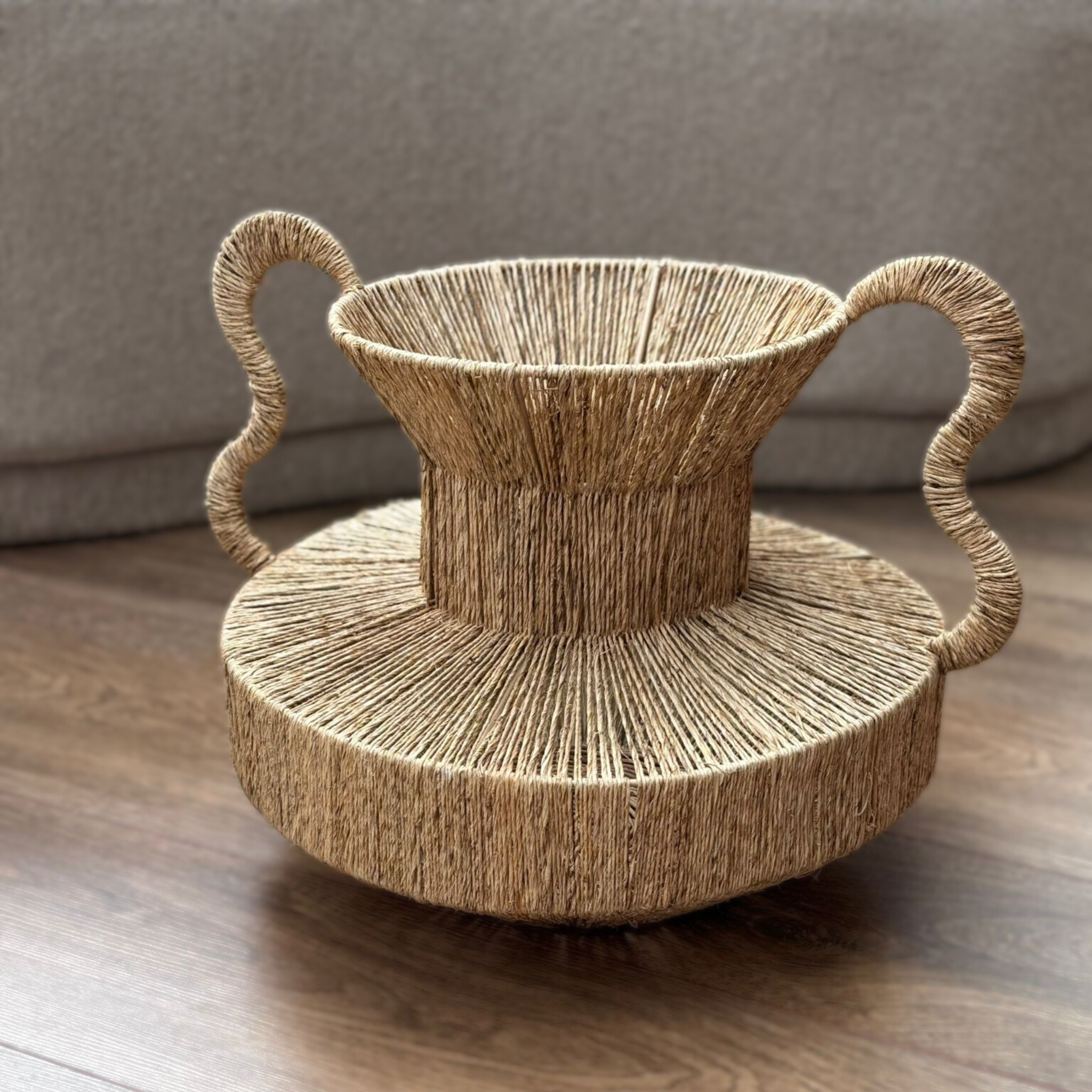 Jute vaas Sophia | Naturel
