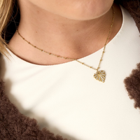 Ketting | Lily heart | Goud