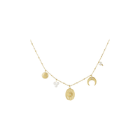 Ketting | Moonphase | Goud