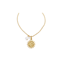 Ketting | Sun & moon | Goud
