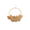 Jute bloemenkrans | Ø 30 cm | Lux