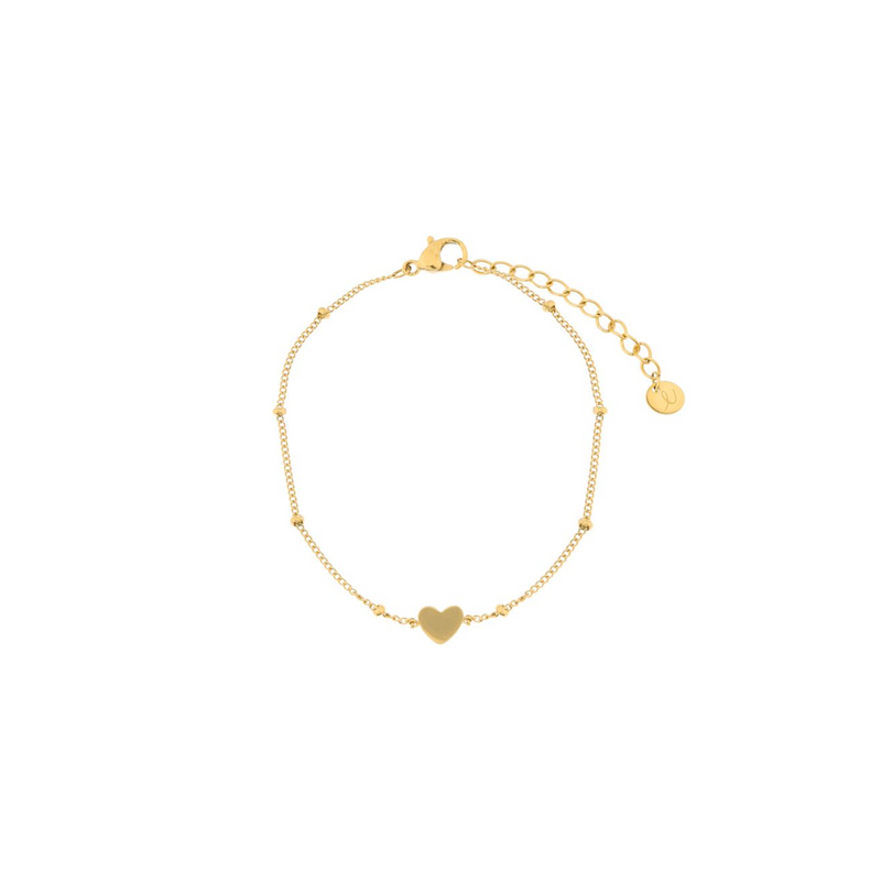 Kinder armband | Heart | Goud