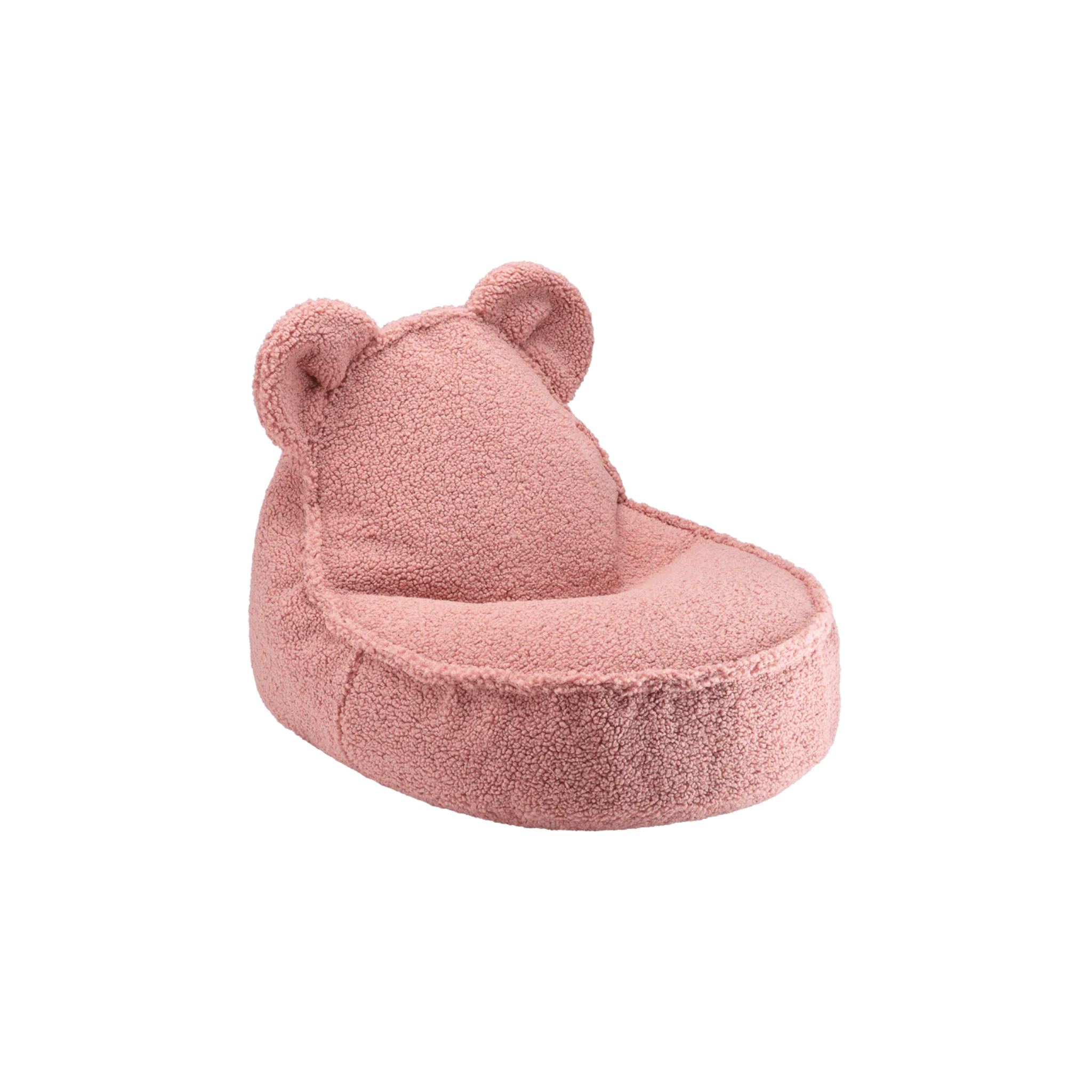 Kinder zitzak Beer | Roze teddystof
