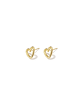 Oorbellen | Love line | Goud & zilver
