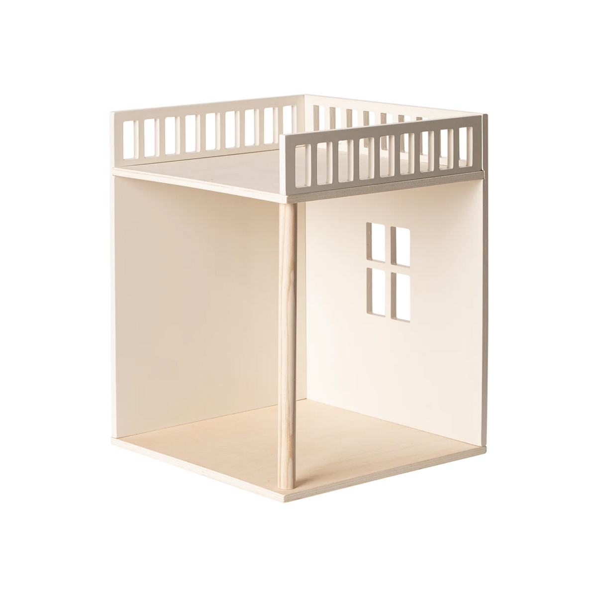 Houten bonuskamer als extra aanvulling bij het poppenhuis voor Maileg muizen of konijnen. Maar de kamer kan ook prima zonder poppenhuis, goed voor urenlang speelplezier.