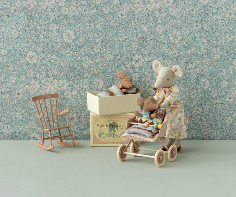 Pre-order | Sleepy wakey baby mouse in matchbox | Rose