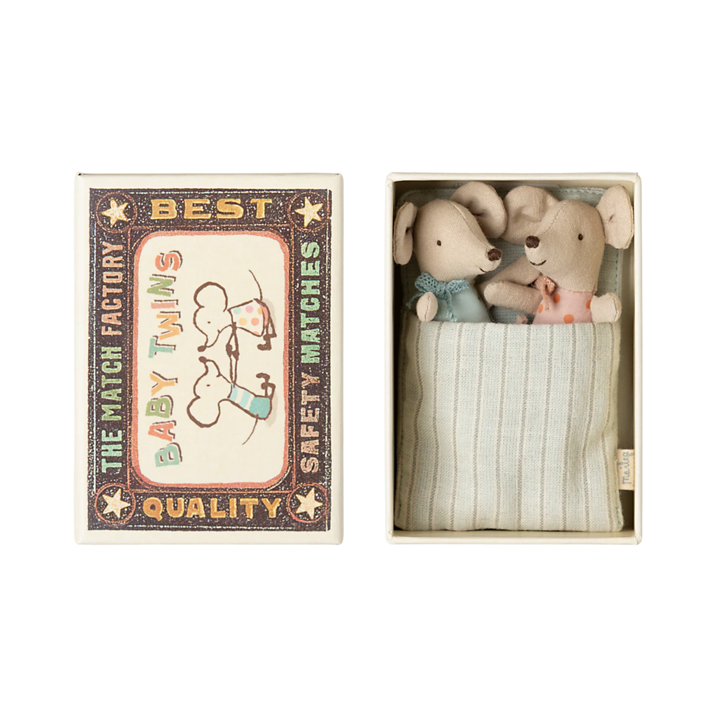 Maileg | Baby tweeling muis in luciferdoosje