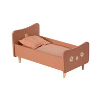 Maileg | Houten poppenhuis bed | Miniatuur | Roze