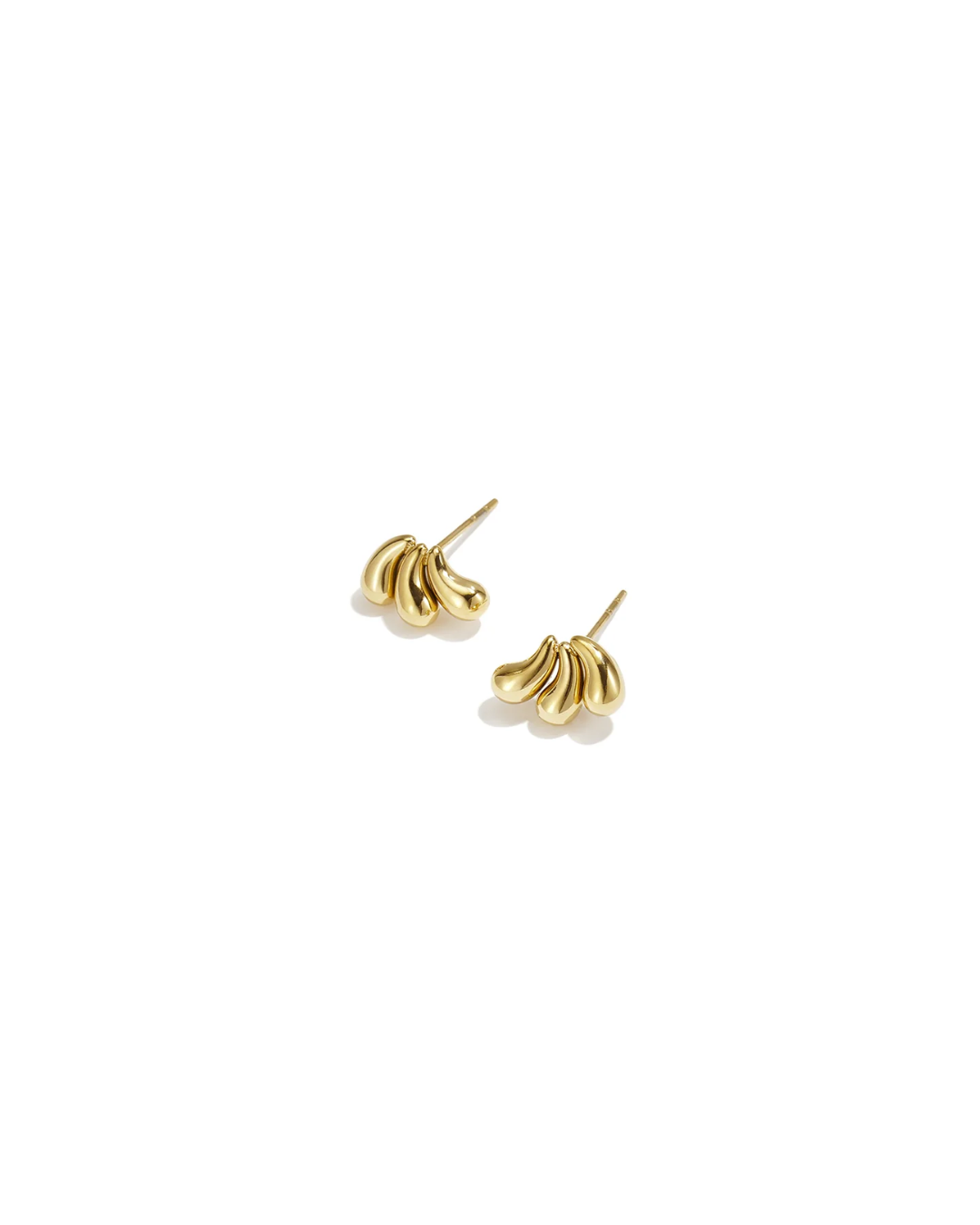 Oorbellen | Mini petals | Goud & zilver