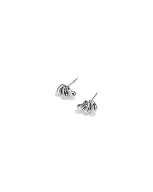 Oorbellen | Mini petals | Goud & zilver