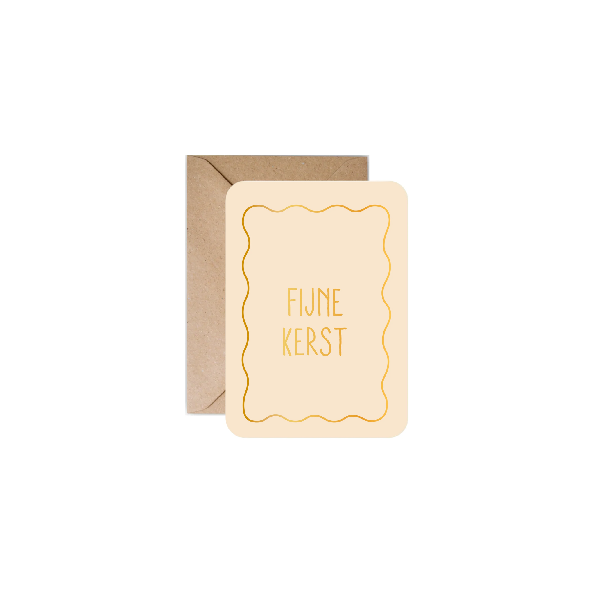 Minikaart met envelop | Fijne kerst