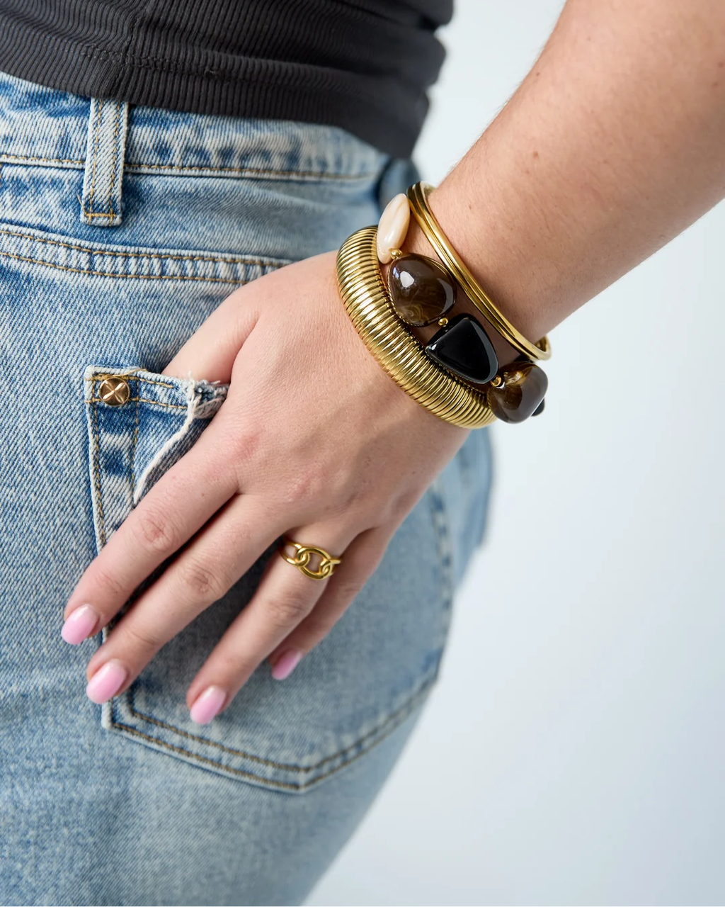 Armband | Mocha mix | Bruin