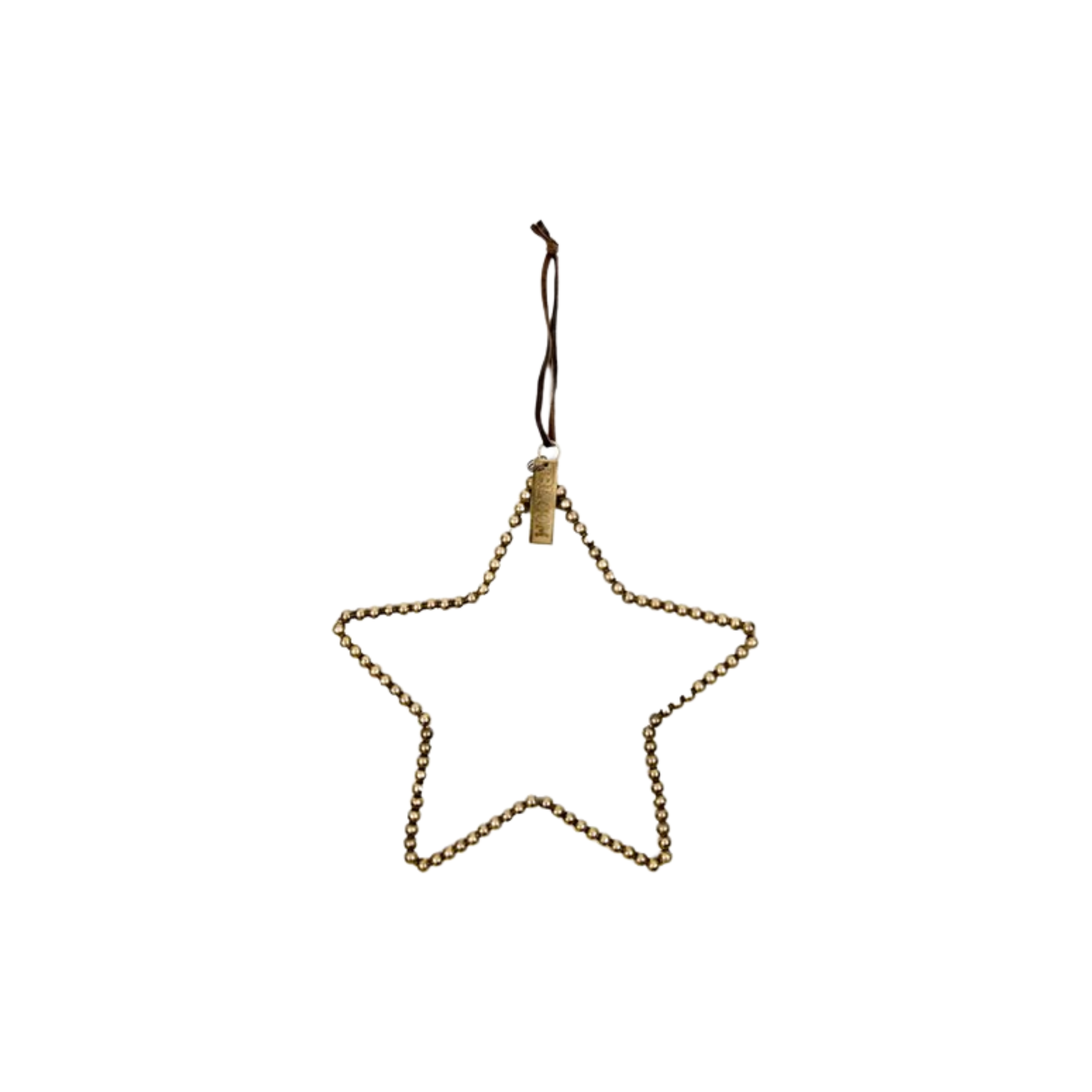 Decoratiehanger Star | Antiek goud