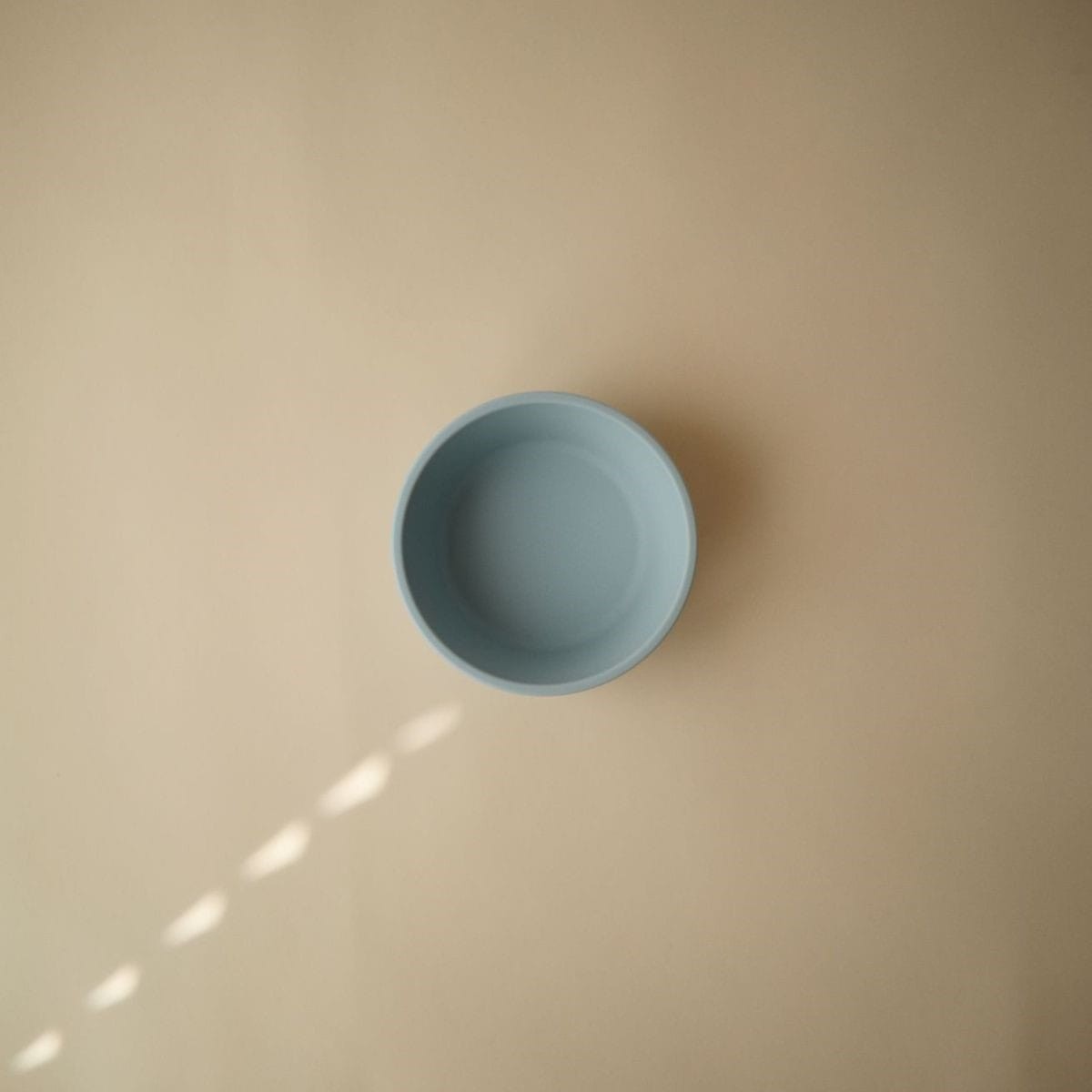 Siliconen kom met zuignap | Powder blue