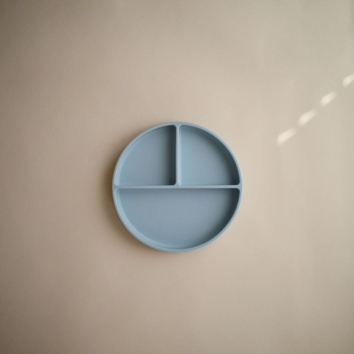 Siliconen vakjesbord met zuignap | Powder blue
