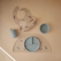 Siliconen vakjesbord met zuignap | Powder blue