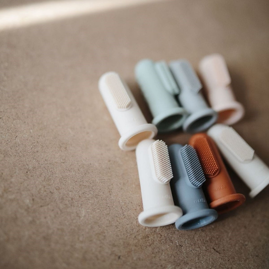 Vingertandenborstel | Stone & tradewinds | Set van 2