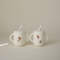 Pre-order | Siliconen training drinkbeker met rietje | Fairy mice