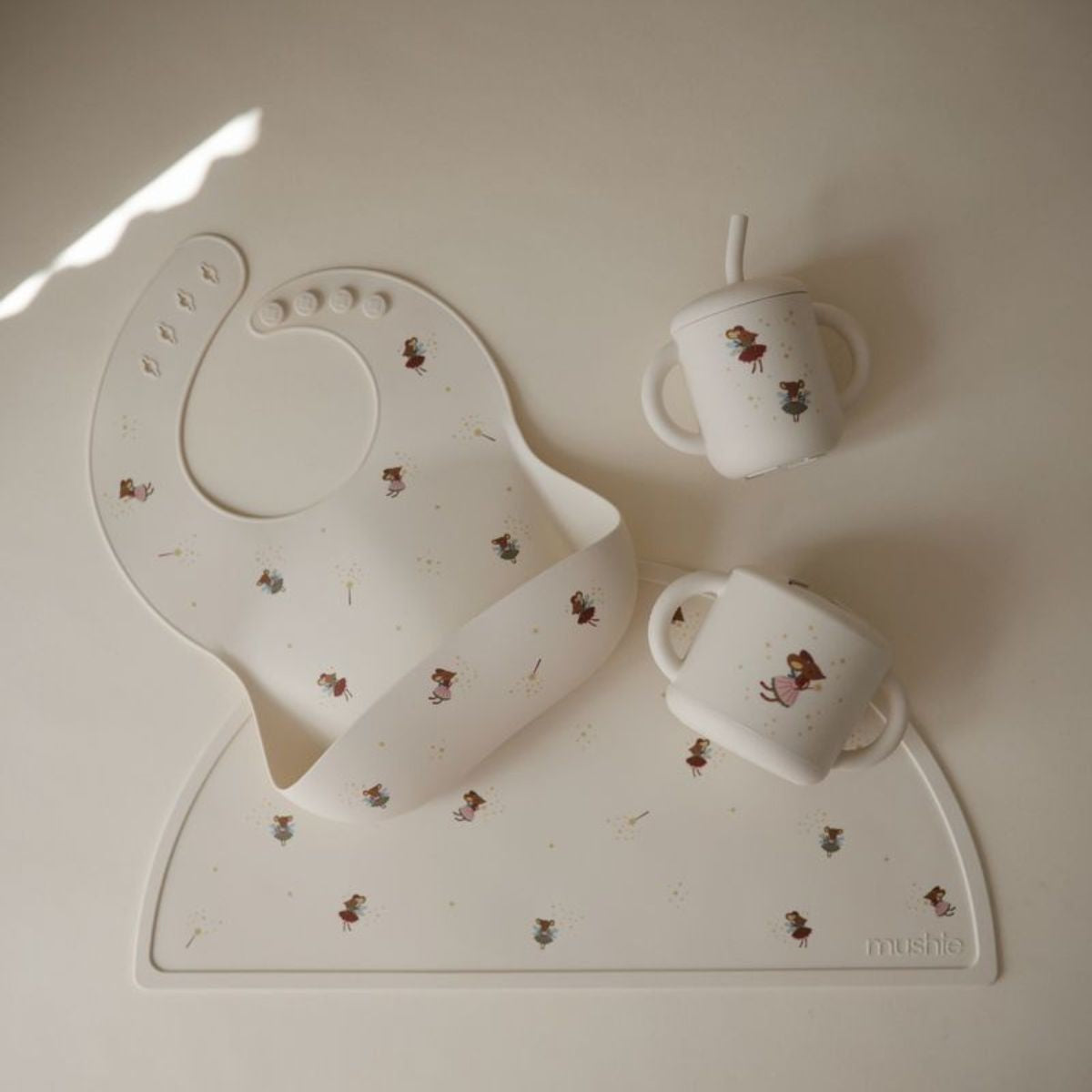 Siliconen training drinkbeker met rietje | Fairy mice