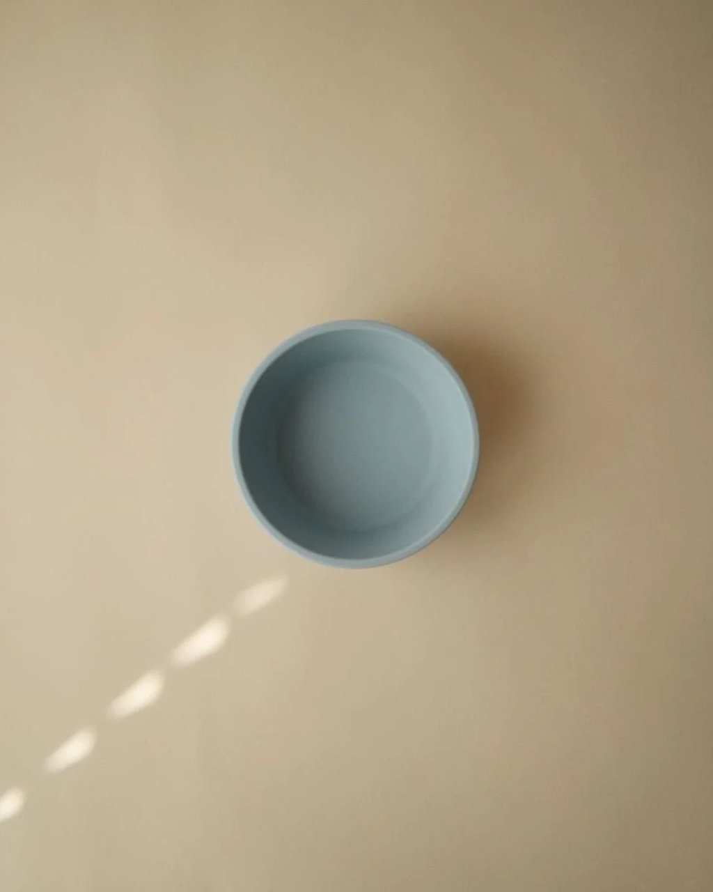 Siliconen kom met zuignap | Powder blue