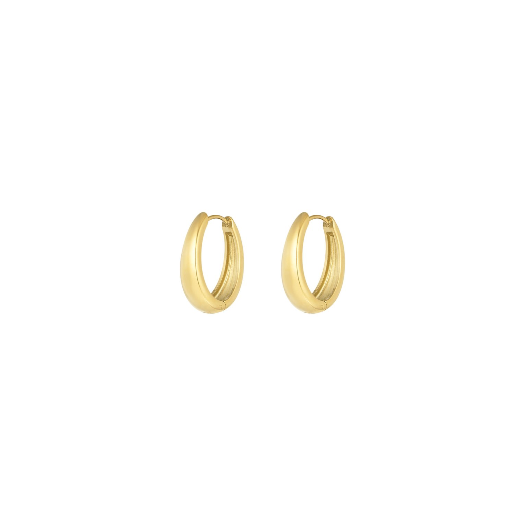 Oorbellen | Classy hoop | Goud