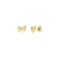 Oorbellen | Cute bow | Goud
