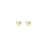 Oorbellen | Cute bow | Goud