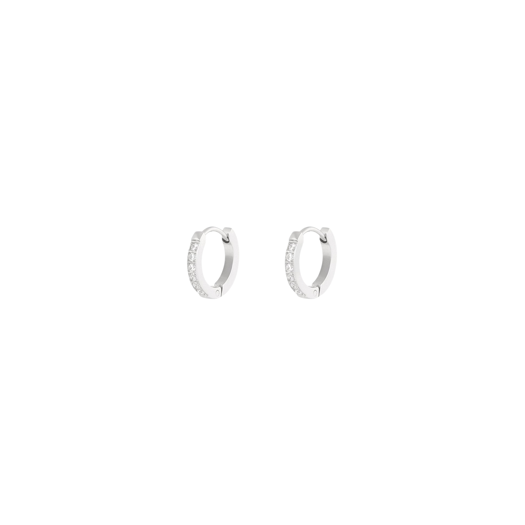 Oorbellen | Strass | Zilver