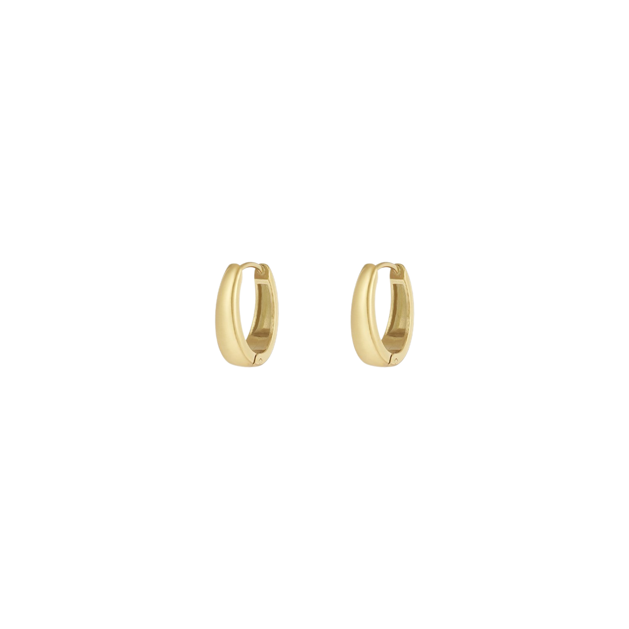 Oorbellen | Graceful mini hoops | Goud