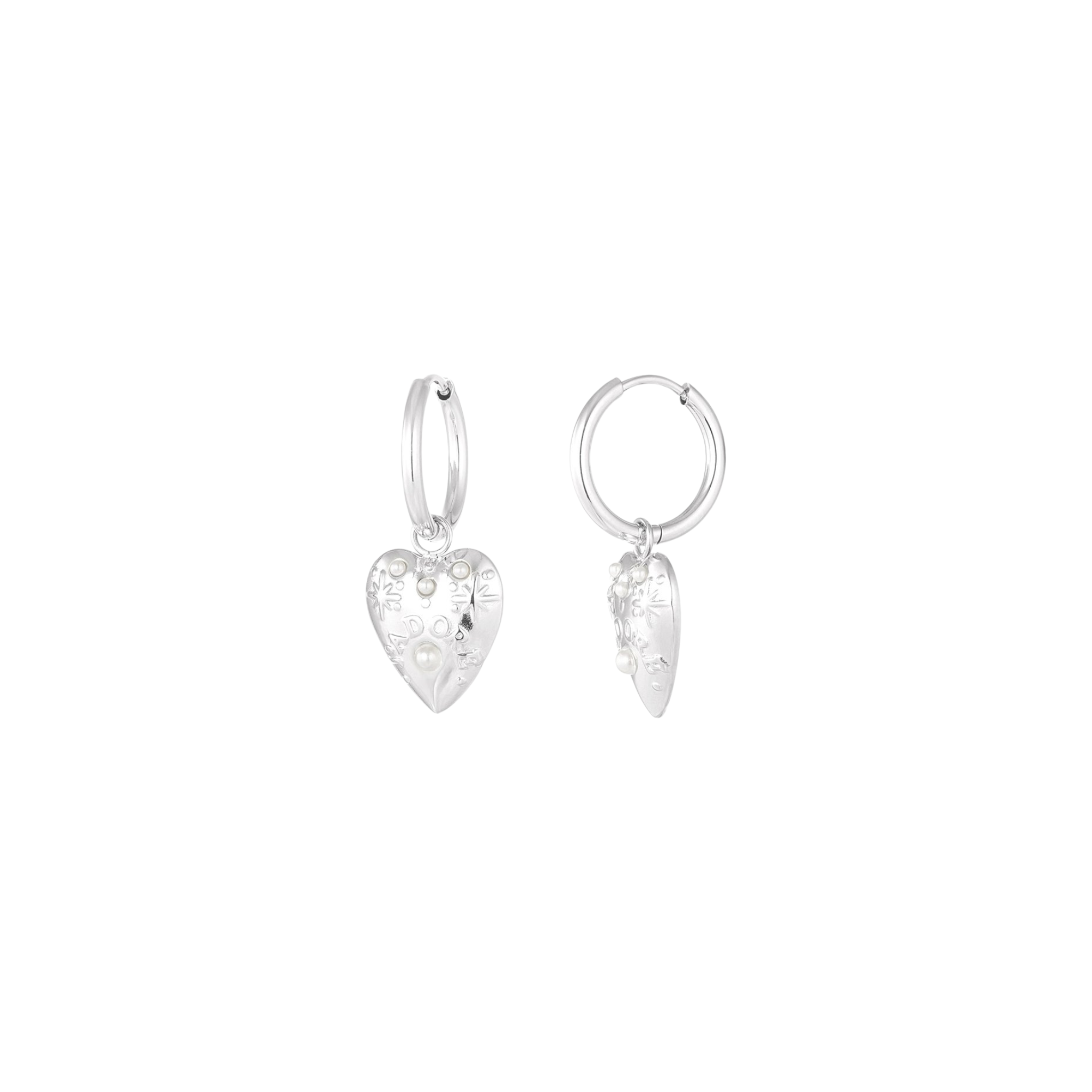 Oorbellen | J'adore pearls | Zilver